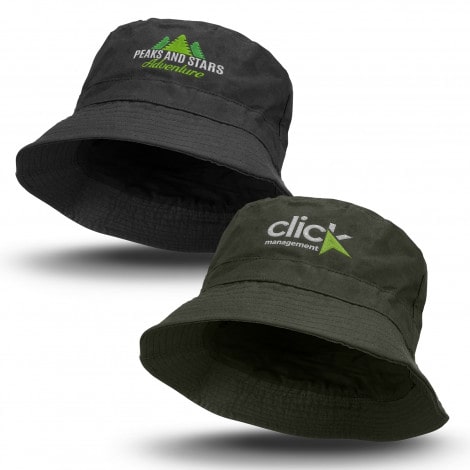 trends-collection-oilskin-bucket-hat-119577-black-olive-green
