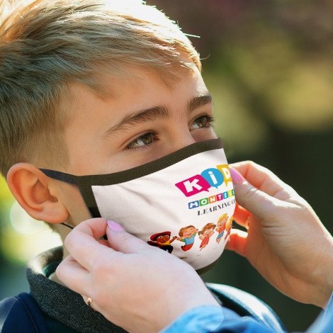 Reusable 3-Ply Cotton Face Mask - Kids & Adults - Uniforms and Workwear NZ - Ticketwearconz