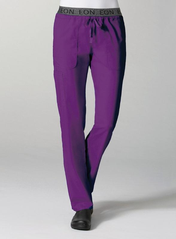 Maevn-EON-elastic-waistband-scrub-pant-7348-purple-eggplant