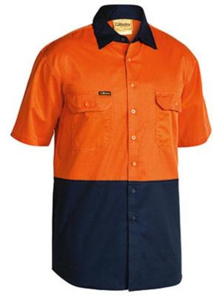 BS1895-2 Tone Cool Lightweight Drill Shirt - Short Sleeve