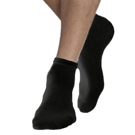Cs1407-bocini-sports-unisex-ankle-sock-white-black-anti-roll-ribbing