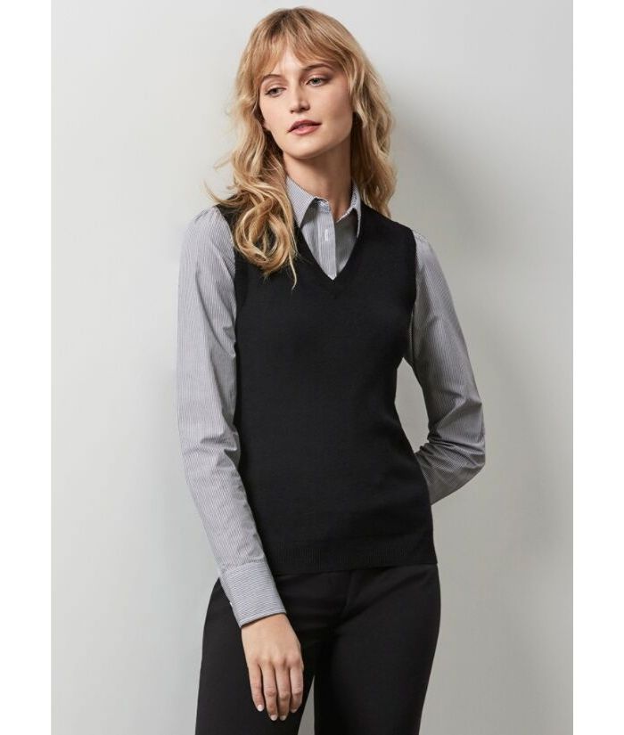 ladies-v-neck-vest-biz-collection-LV3504