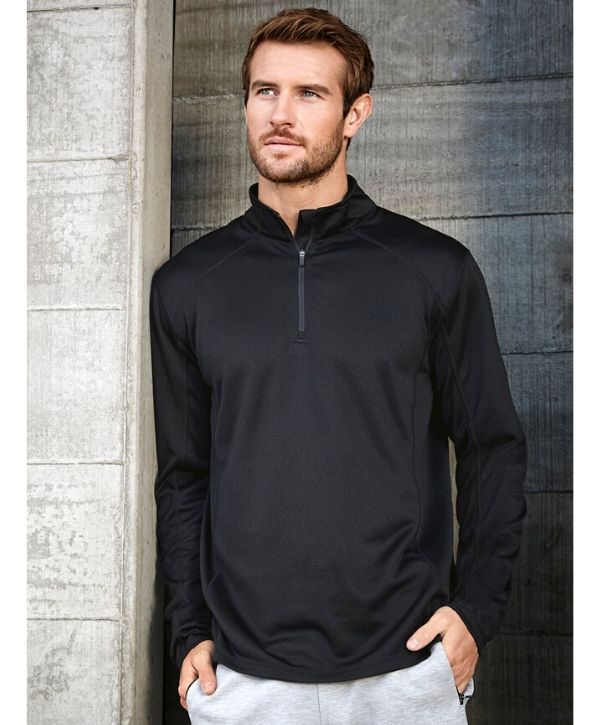 Warm-up top nz Mens Monterey Top. Code: SW931M Colours: Black, Grey Marle, Solid Navy. Sizes: XS - 5XL. 100% Polyester