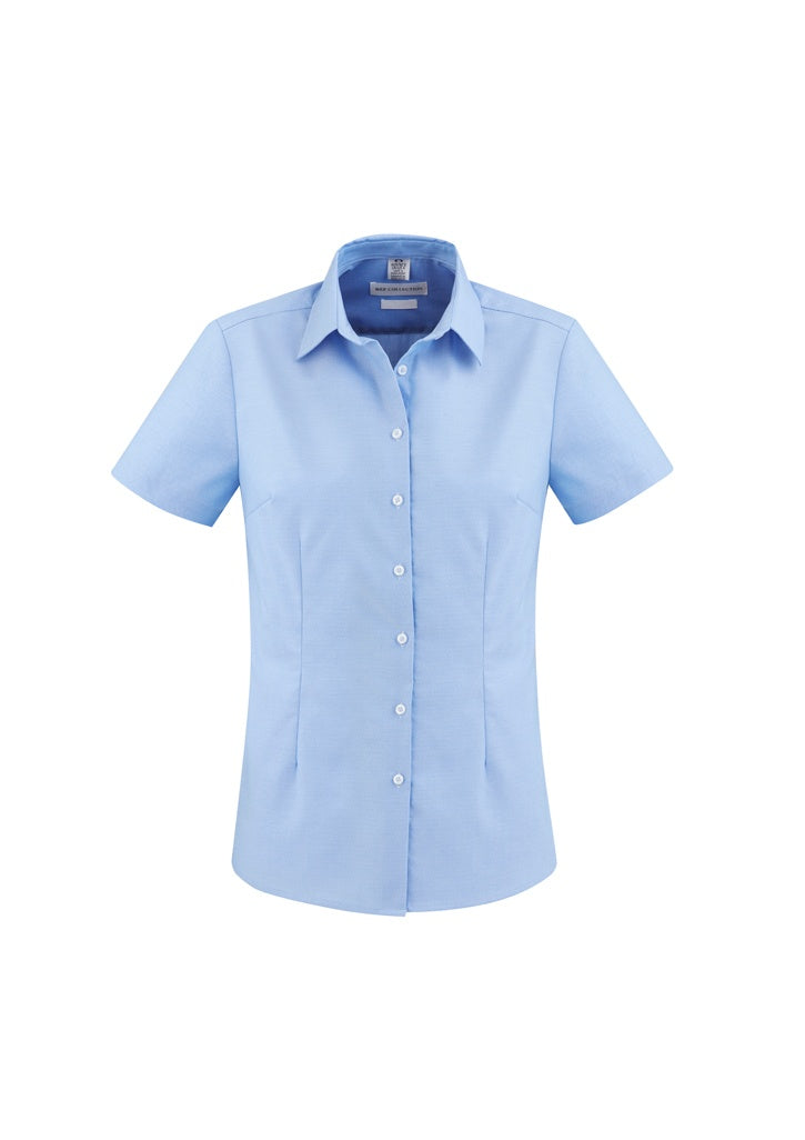 Ladies Regent 100% Cotton S/S Shirt - Uniforms and Workwear NZ - Ticketwearconz