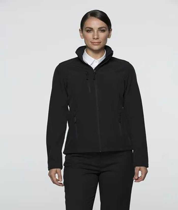 aussie-pacific-womens-ladies-olympus-softshell-jacket-2512-water-resistant-black-uniform