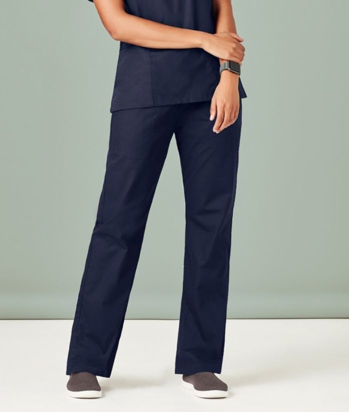 biz-care-womens-ladies-scrub-pant-H10620-navy-blue