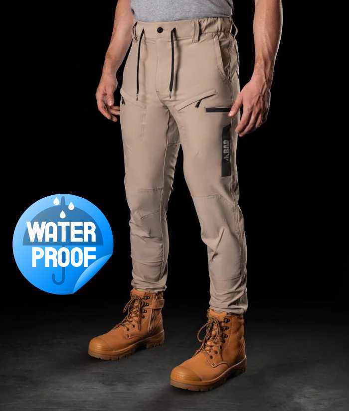 khaki-water-bad-workwear-next-generation-waterproof-pants
