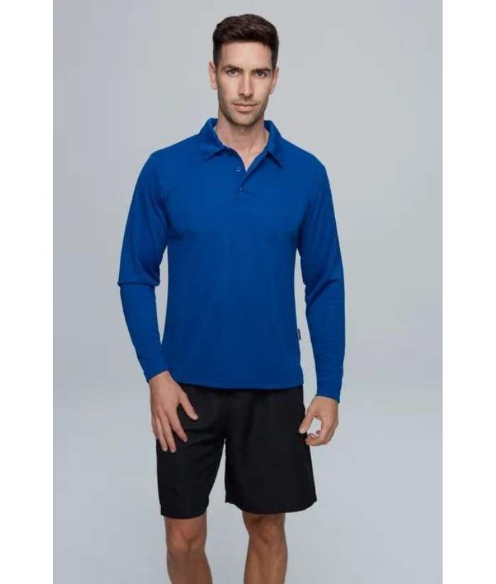 model-royal-blue-aussie-pacific-mens-botany-polo-1316-long-sleeve-