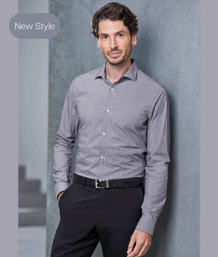 model-slate-white-stripe-S337ML-biz-collection-conran-mens-tailored-fit-long-sleeve-shirt