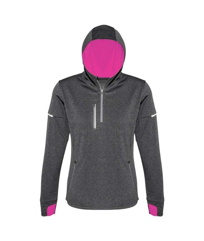 biz-collection-womens-ladies-pace-pullover-hoodie-zip-sw635L-sports-uniform-team