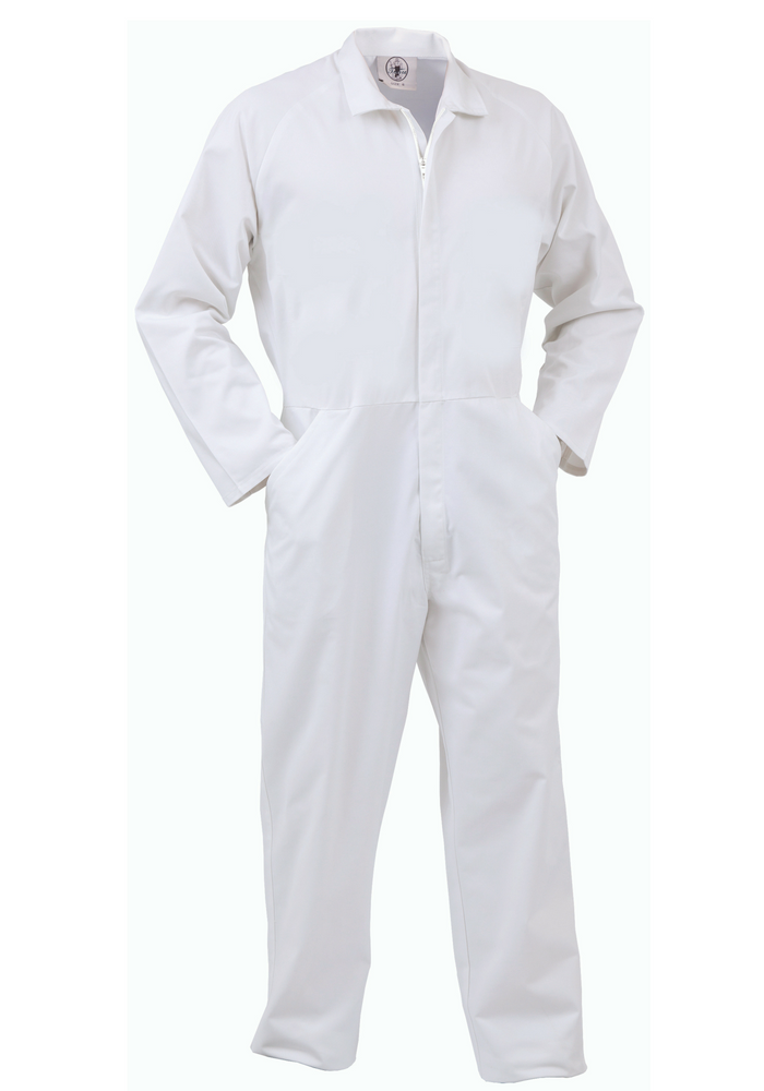 Food Industry Lightweight, Nylon Zip Overall-fonpclw