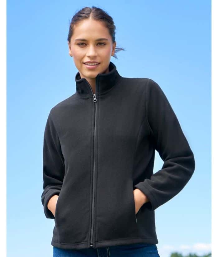 PF631-ladies-womens-biz-collection-plain-heavy-weight-polar-microfleece-full-zip-jacket