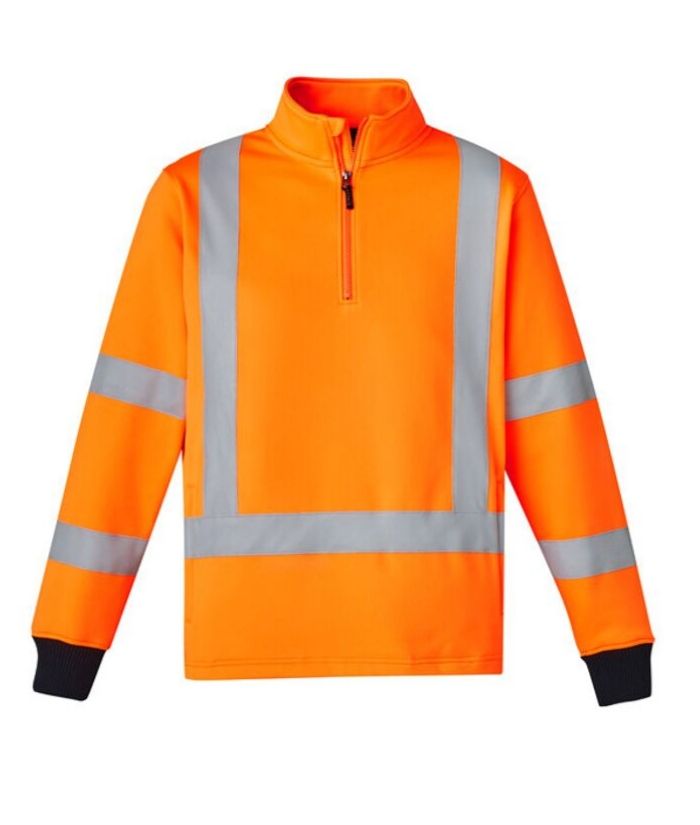 Unisex Hi Vis X Back Rail Jumper - Uniforms and Workwear NZ - Ticketwearconz