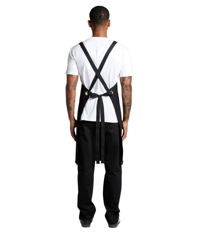 Carrie Cross Back Canvas Apron