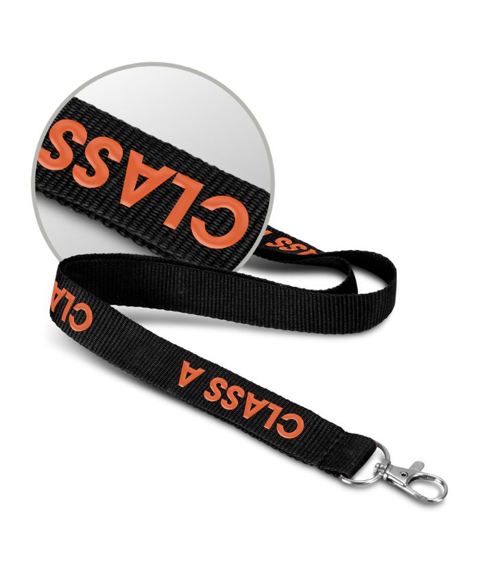 Soft Touch Logo Lanyard