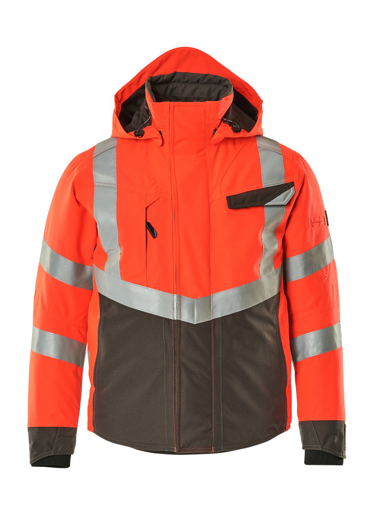 MASCOT® Hastings – Hi-Vis Red/Dark Anthracite