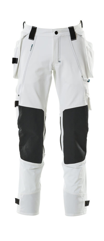 MASCOT Trousers with holster pockets – White