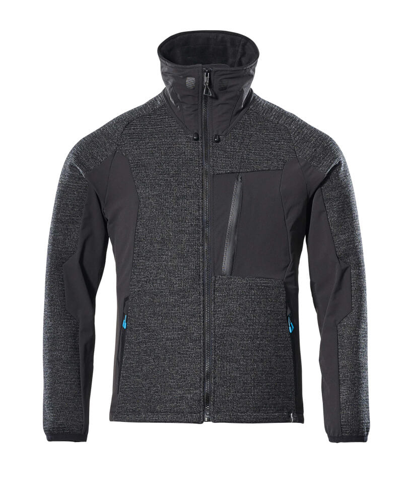 MASCOT Knitted Jacket with zipper – Black