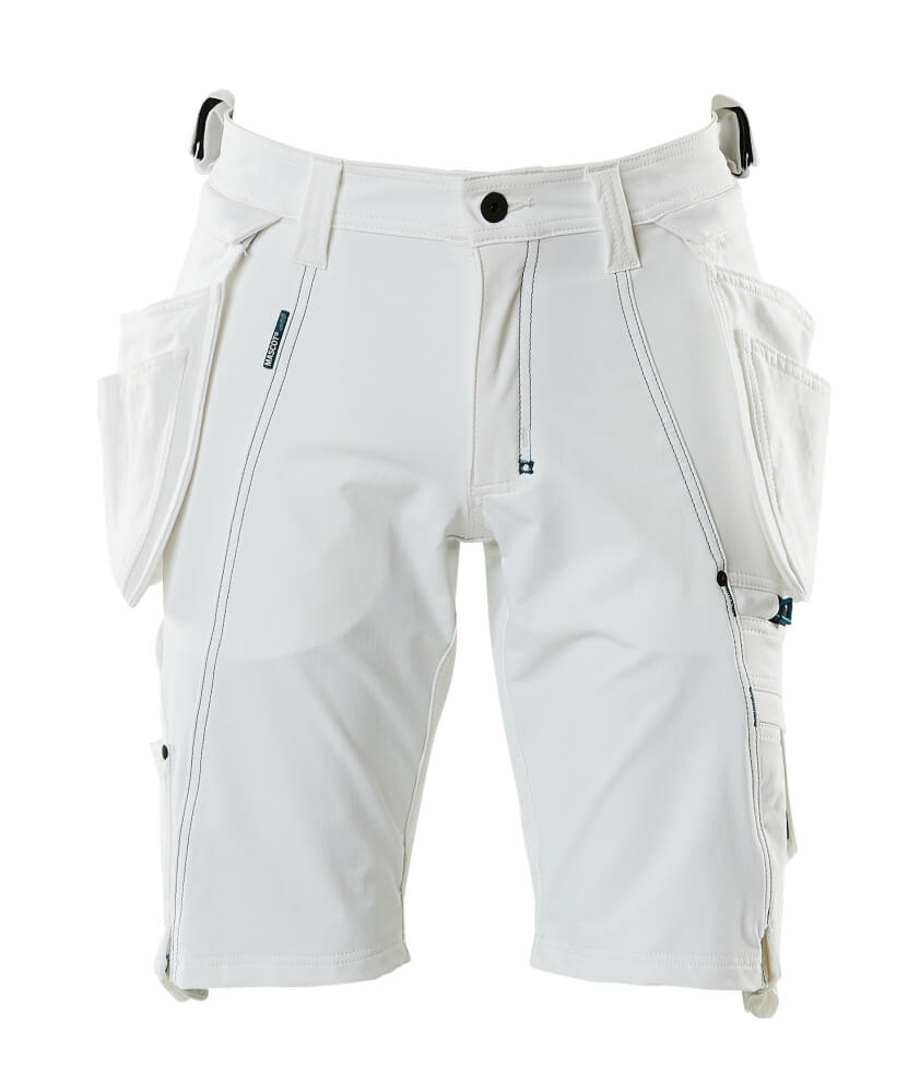 MASCOT Shorts with holster pockets – White