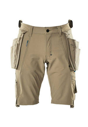 MASCOT Shorts with holster pockets – Light Khaki