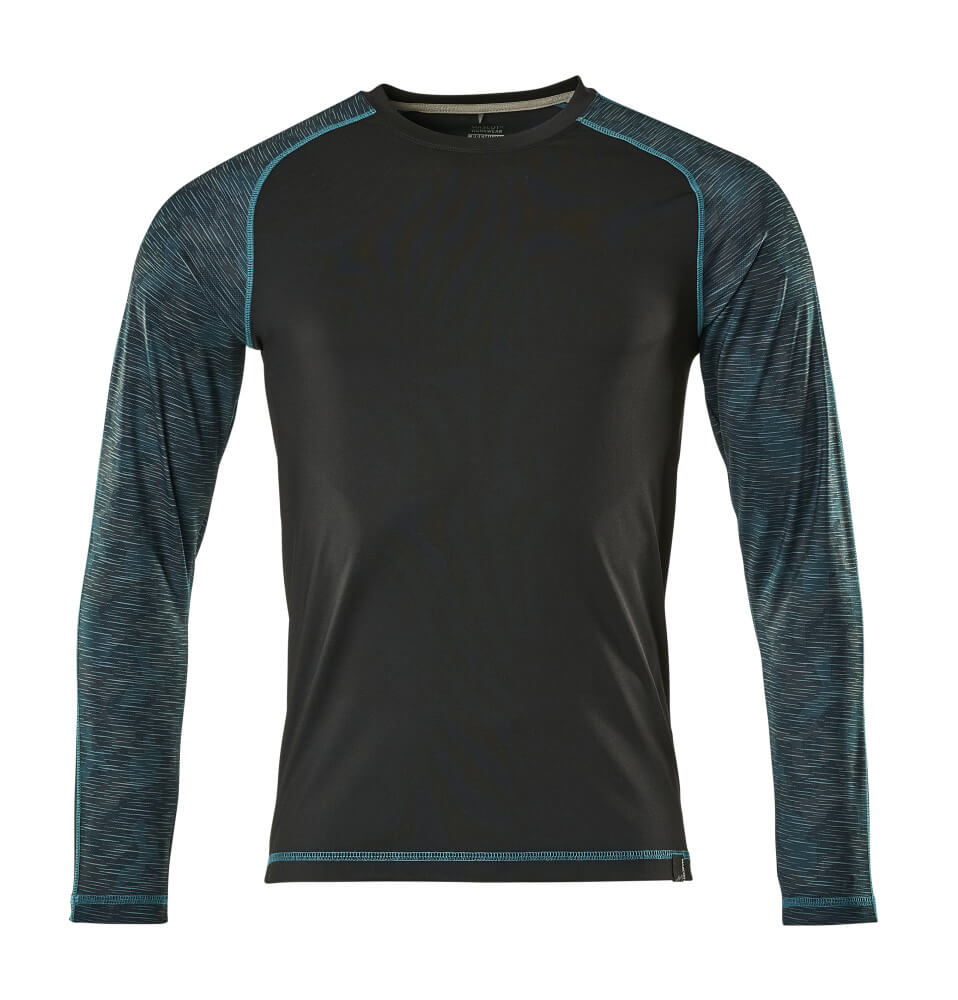 MASCOT T-shirt, long-sleeved – Black