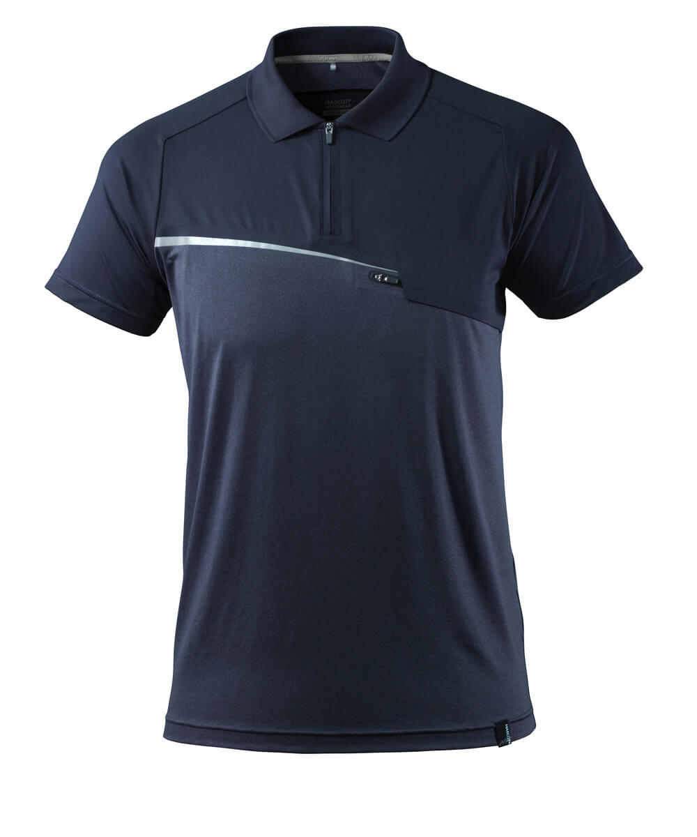 MASCOT Polo Shirt with chest pocket – Dark Navy