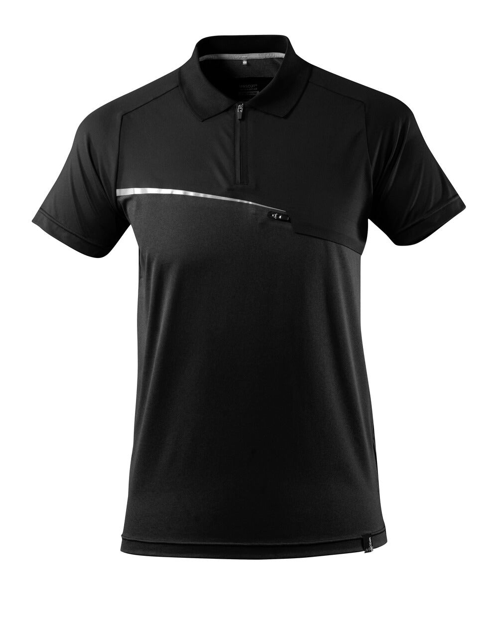 MASCOT Polo Shirt with chest pocket – Black
