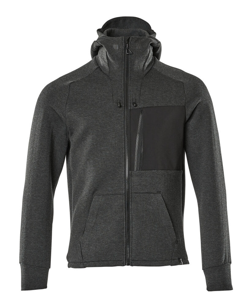 MASCOT Hoodie with zipper – Black