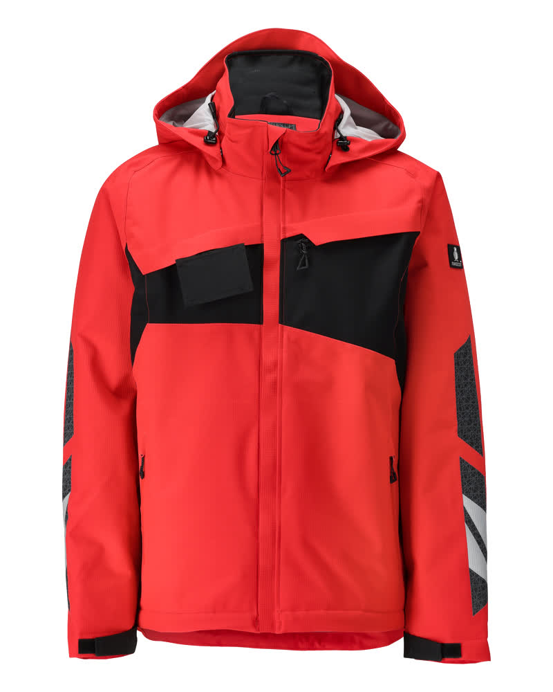 MASCOT Winter Jacket – Traffic Red/Black