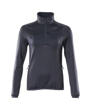 MASCOT Fleece Jumper with half zip – Dark Navy