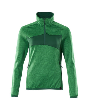 MASCOT Fleece Jumper with half zip – Grass Green/Green