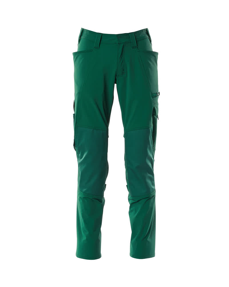 MASCOT Trousers with kneepad pockets – Green