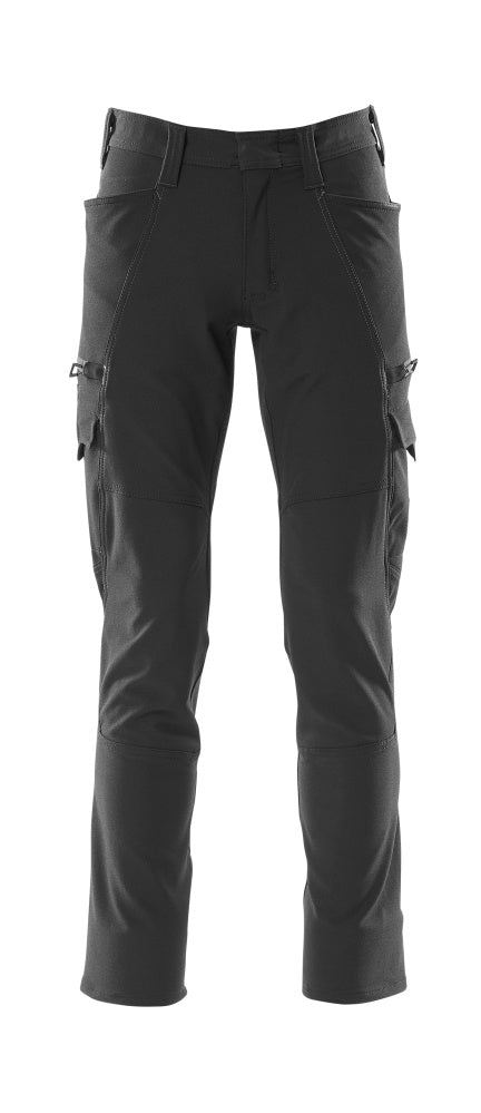 MASCOT Trousers with thigh pockets – Black