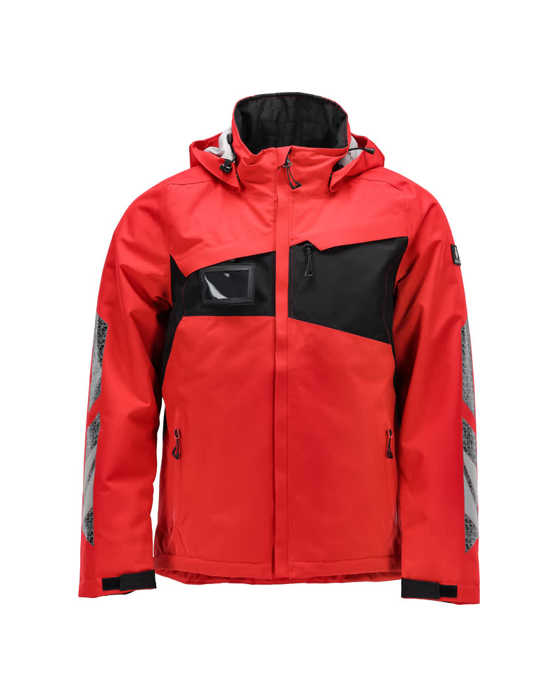 MASCOT Winter Jacket – Traffic Red/Black