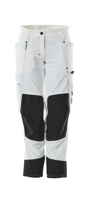 MASCOT Trousers with kneepad pockets – White