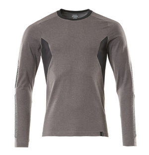 MASCOT T-shirt, long-sleeved – Dark Anthracite/Black