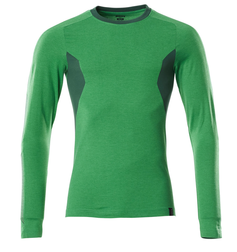 MASCOT T-shirt, long-sleeved – Grass Green/Green