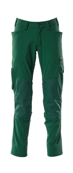 MASCOT Trousers with kneepad pockets – Green