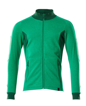 MASCOT Sweatshirt with zipper – Grass Green/Green