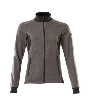 MASCOT Sweatshirt with zipper – Dark Anthracite/Black