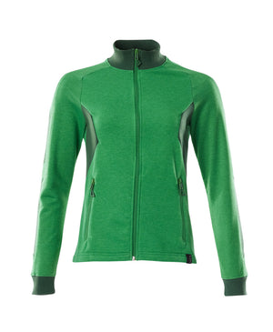 MASCOT Sweatshirt with zipper – Grass Green/Green