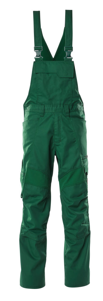 MASCOT Bib & Brace with kneepad pockets – Green