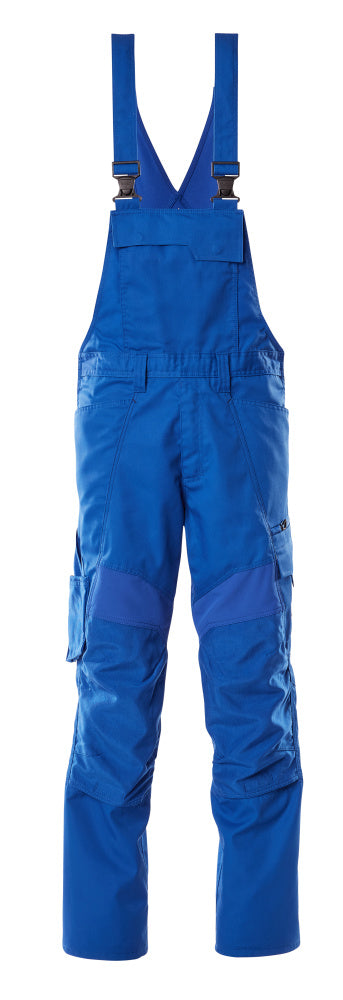 MASCOT Bib & Brace with kneepad pockets – Azure Blue