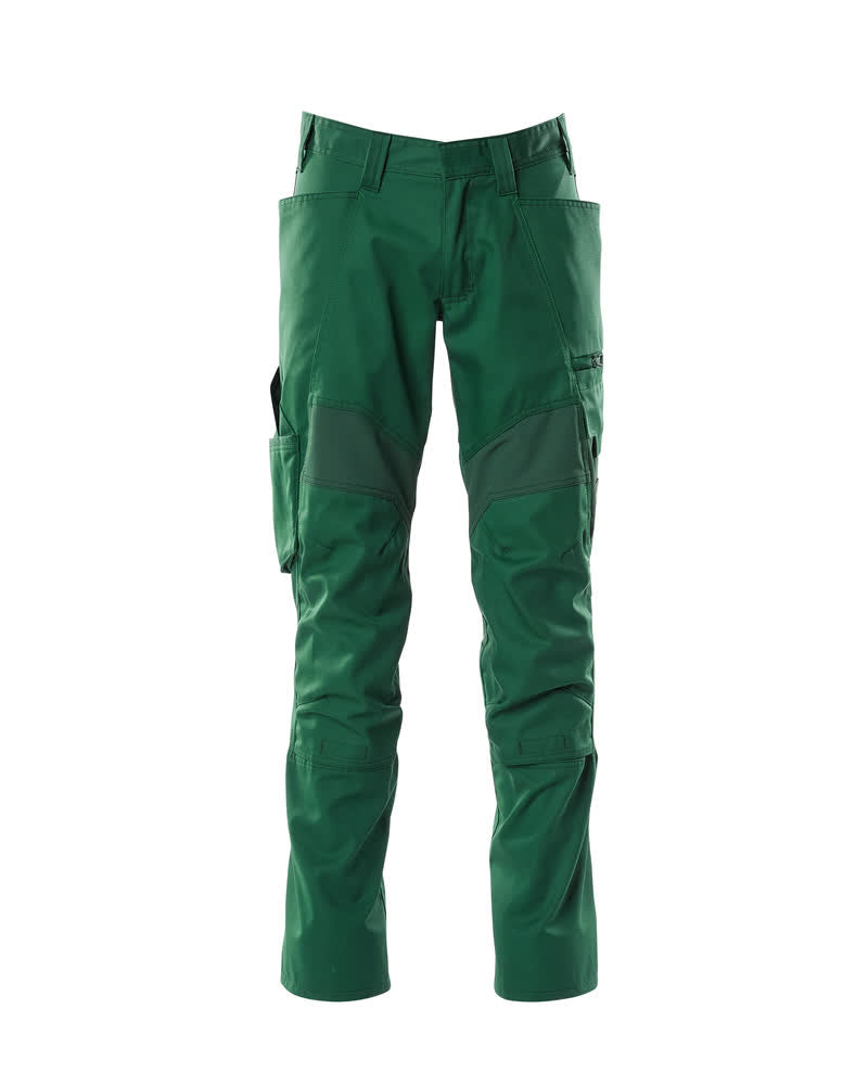 MASCOT Trousers with kneepad pockets – Green