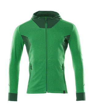 MASCOT Hoodie with zipper – Grass Green/Green