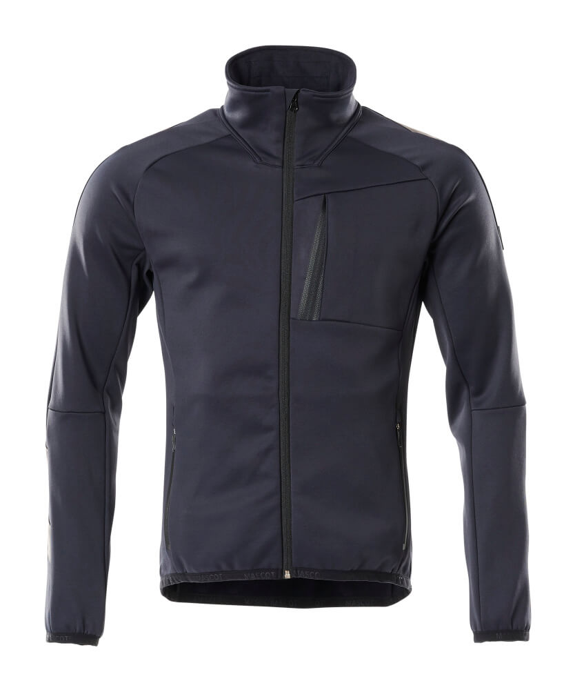 MASCOT Fleece Jumper with zipper – Dark Navy