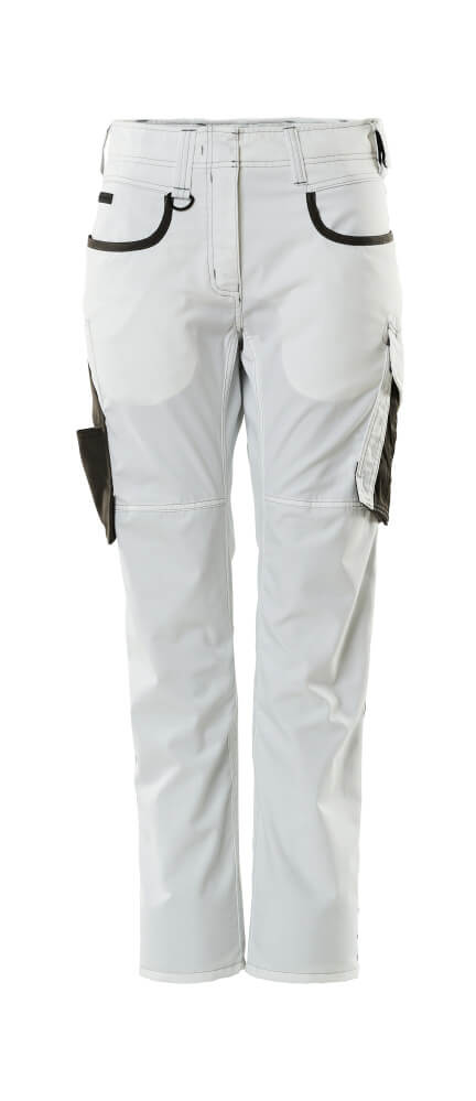 MASCOT Trousers – White/Dark Anthracite