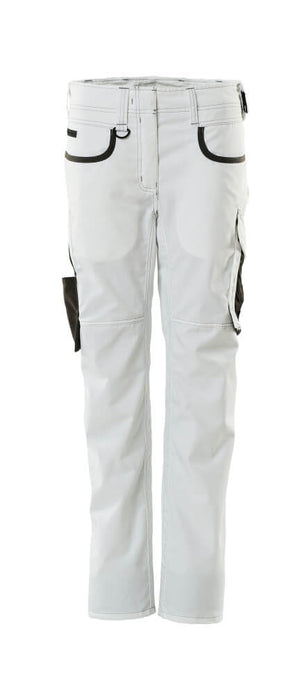MASCOT Trousers – White/Dark Anthracite