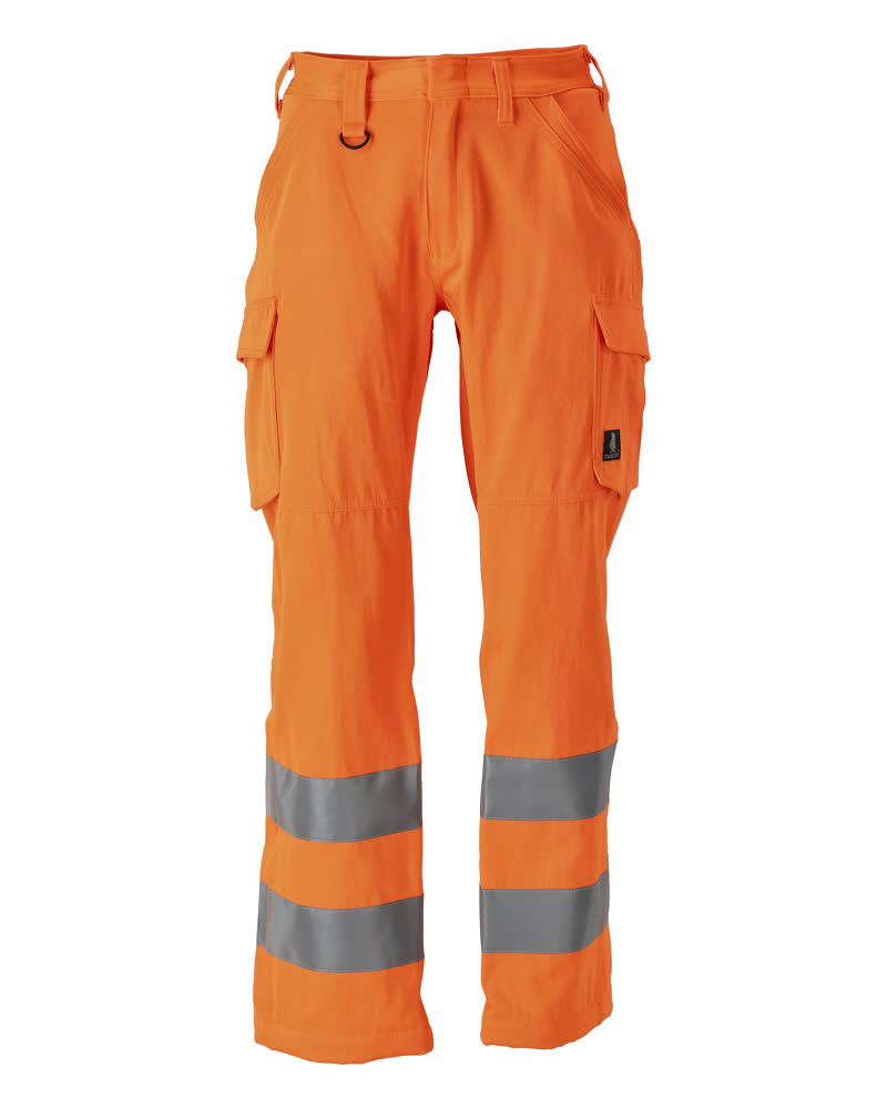 MASCOT Trousers with thigh pockets – Hi-Vis Orange