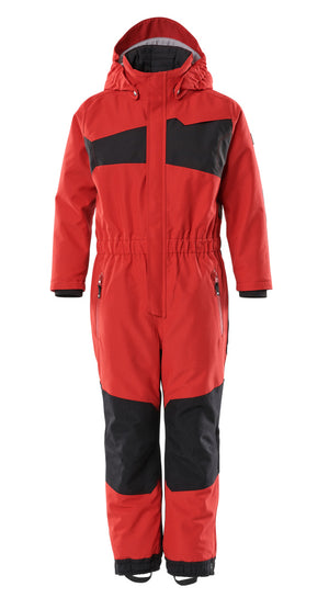 MASCOT Snowsuit for children – Traffic Red/Black